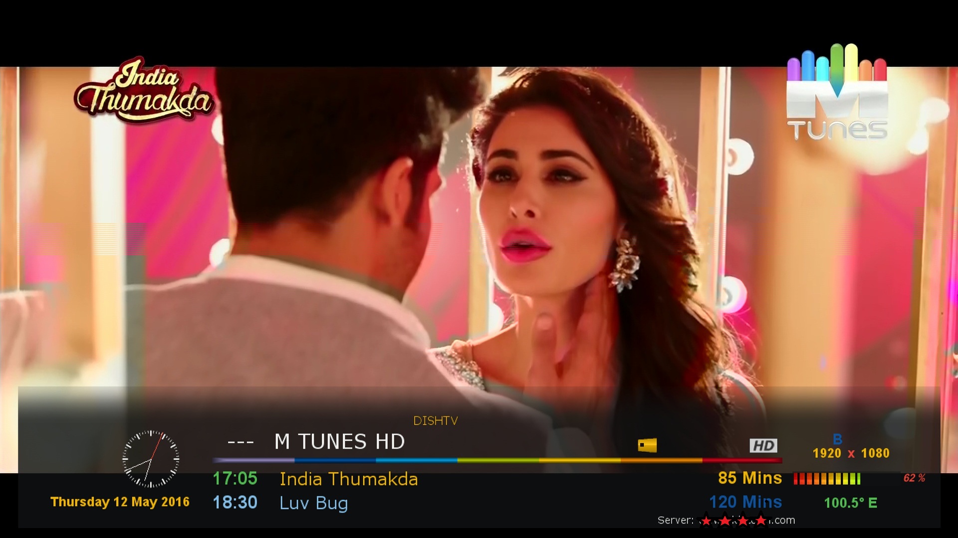 Mtunes HD @ 12642 V 40700 ,<br /><br />100.5'E