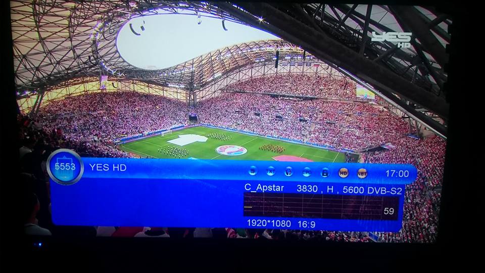 YES HD<br /><br />TP: 3830 H 5600<br /><br />Apstar 7