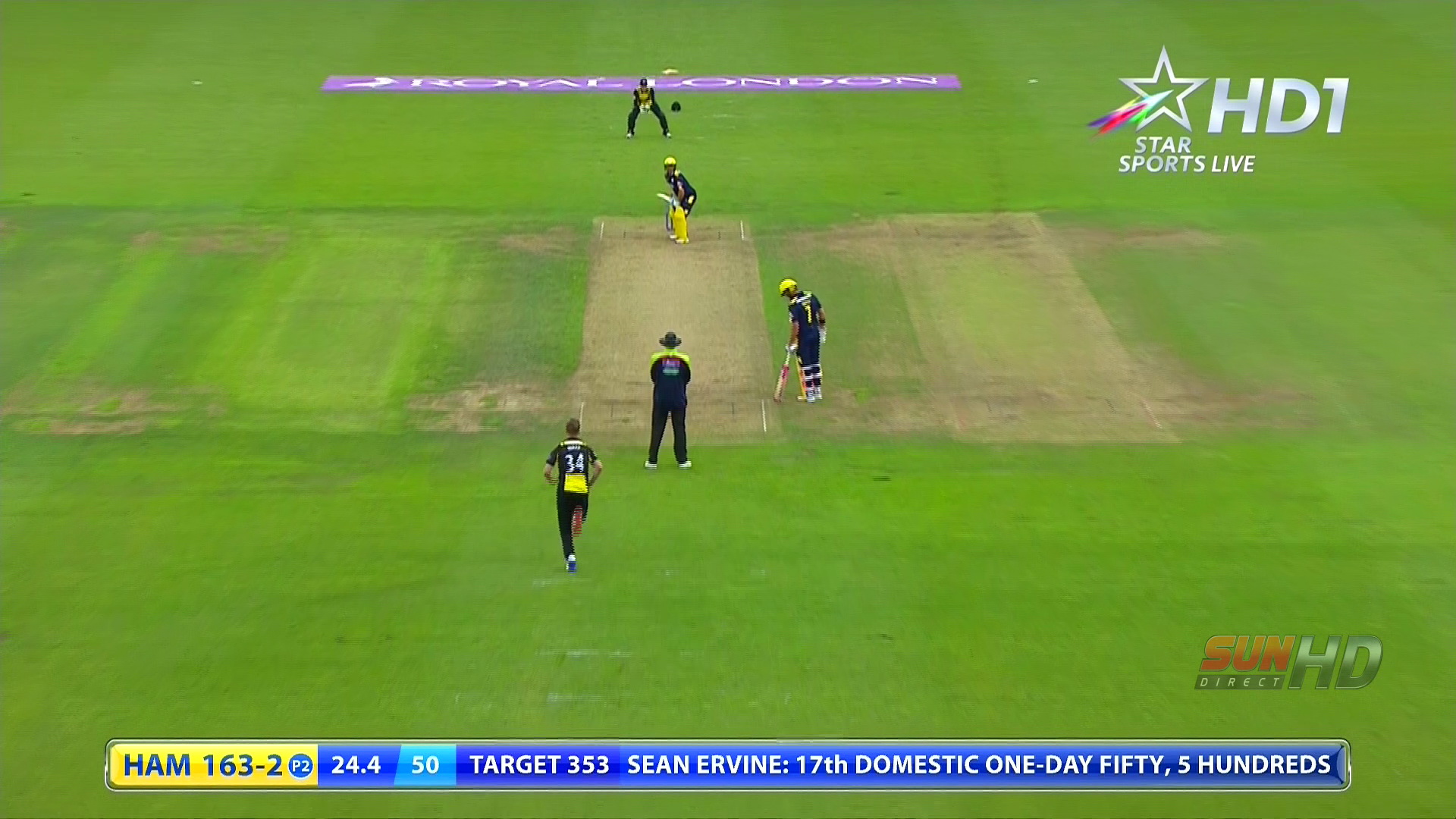 Star Sports HD 1<br />13020 V<br />SUN HD