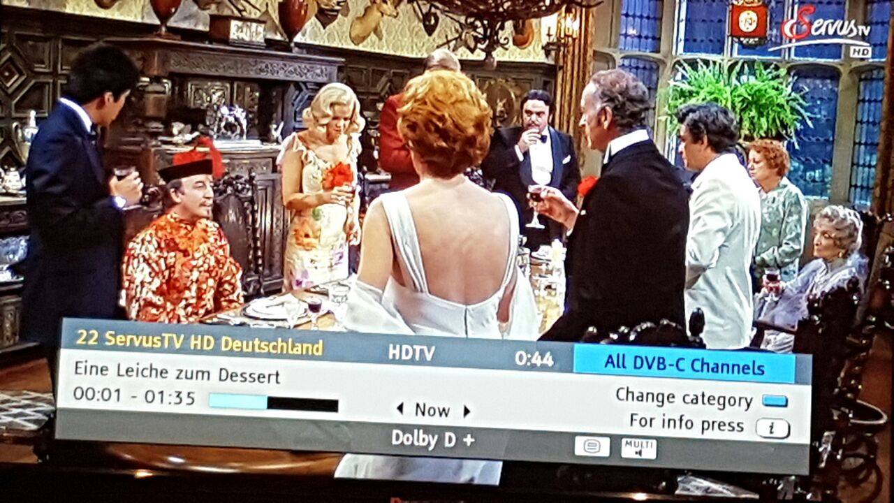 on DVB-C vienna Austria  ( terrestrial tv)