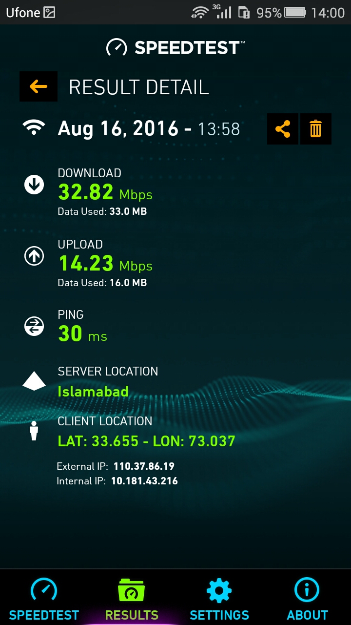 Enjoying Awsume speed of Zong...<br />Blast internet