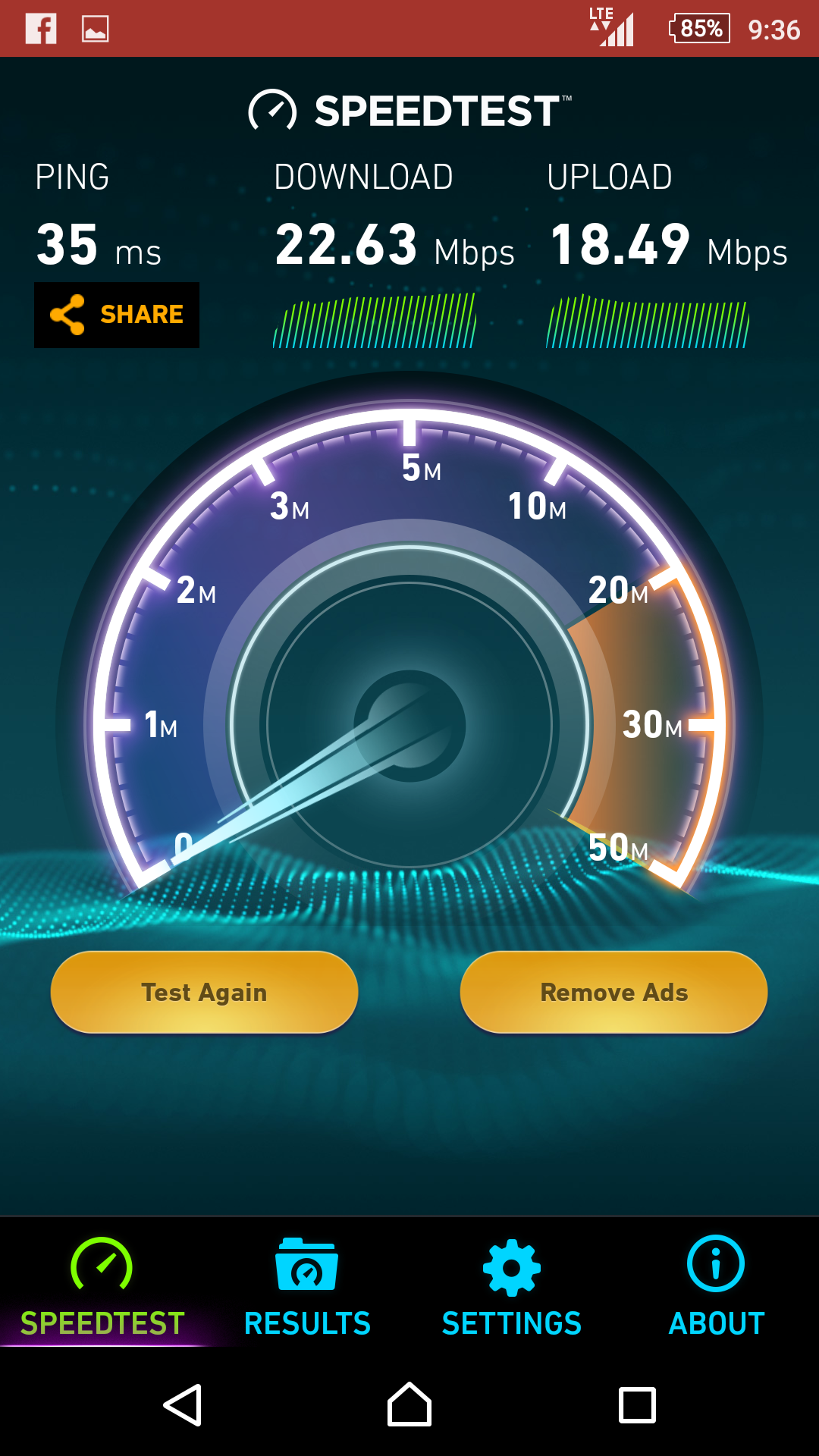 Speed test