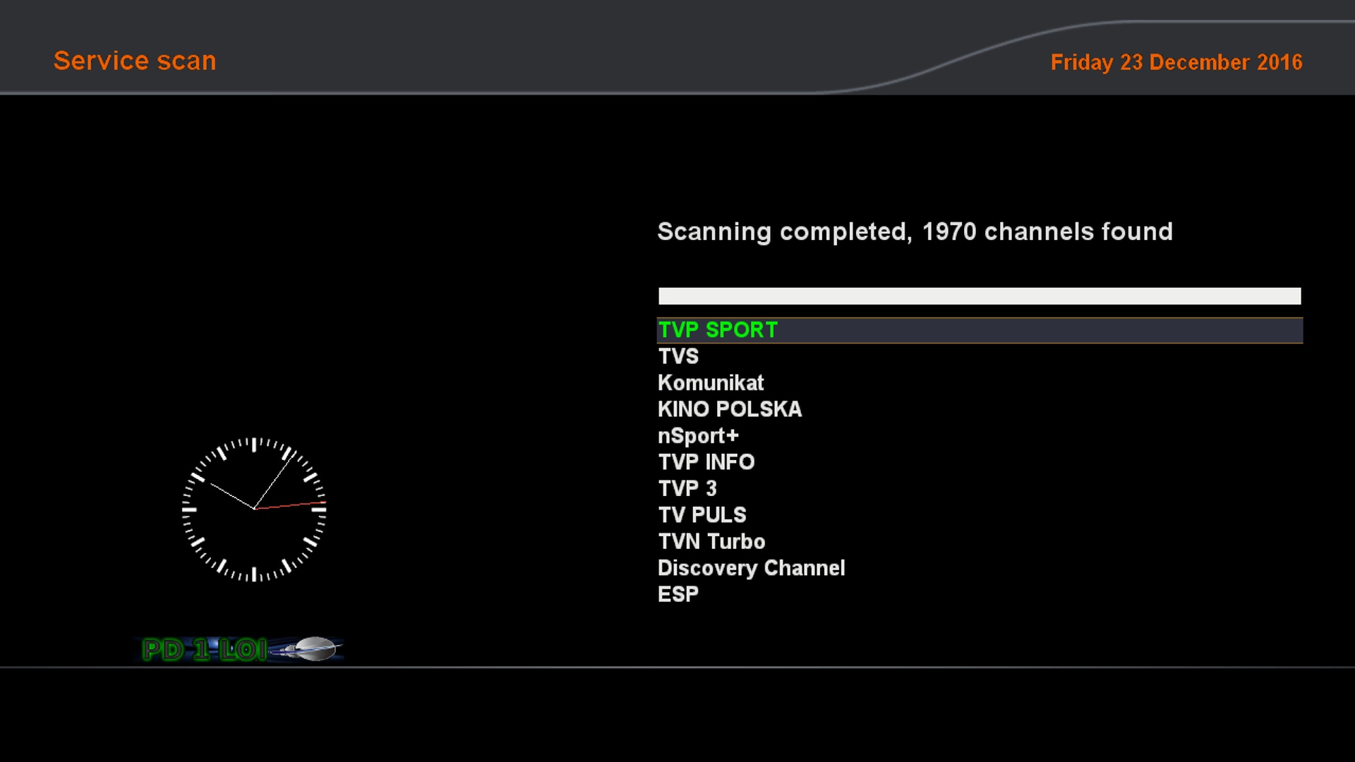 RWP<br />max result on motorized dish.