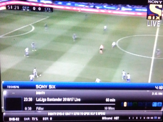 Dishtv sony six