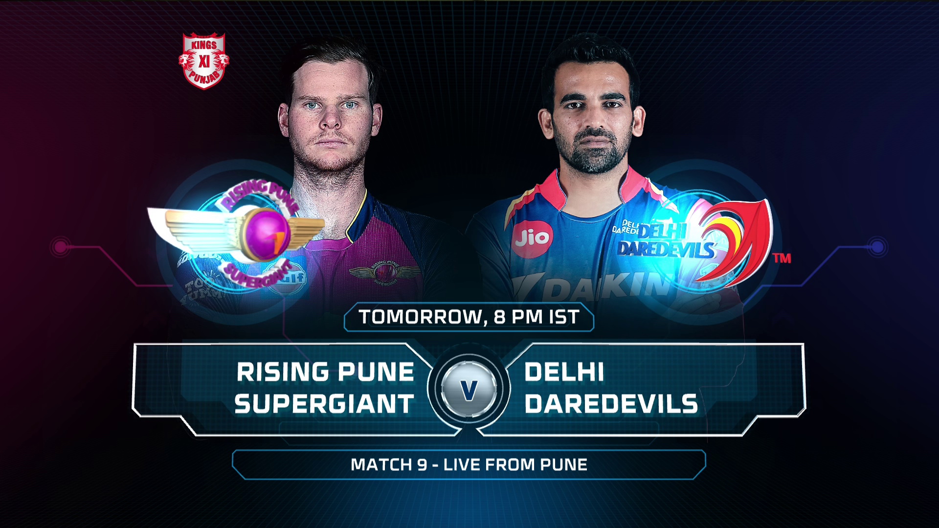 IPL 2017<br />3736 V<br />100.5E