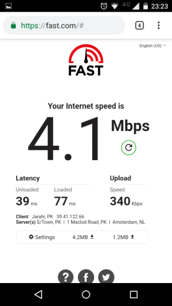 PTCL broadband with 5MB Connection