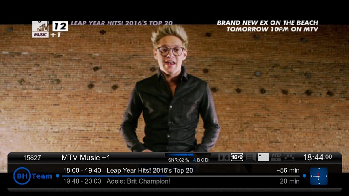 MTV Music+1 -uk 28East<br />11895 V 27500 2/3