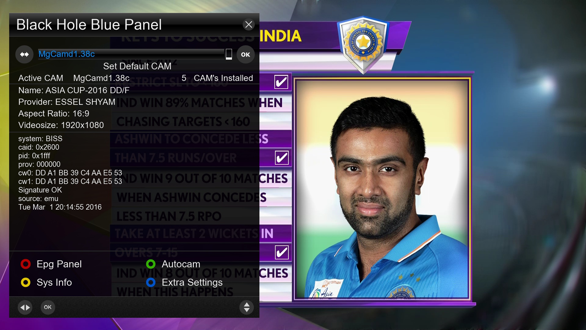 3886 v 7200 aisa sat 100.5 east asia cup hd feed
