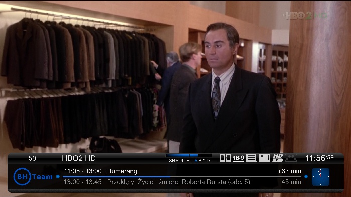 HBO 2HD Hotbird 13East<br />10834 V 27500 3/4