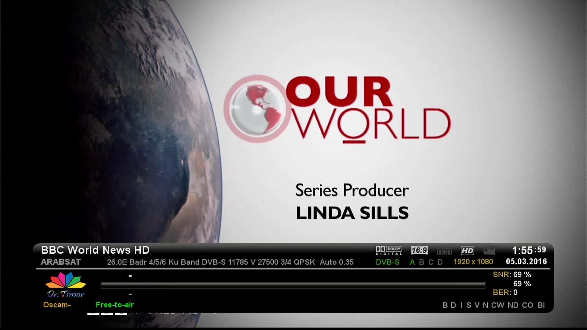 BBC news @ 26'E,  11785 V 27500